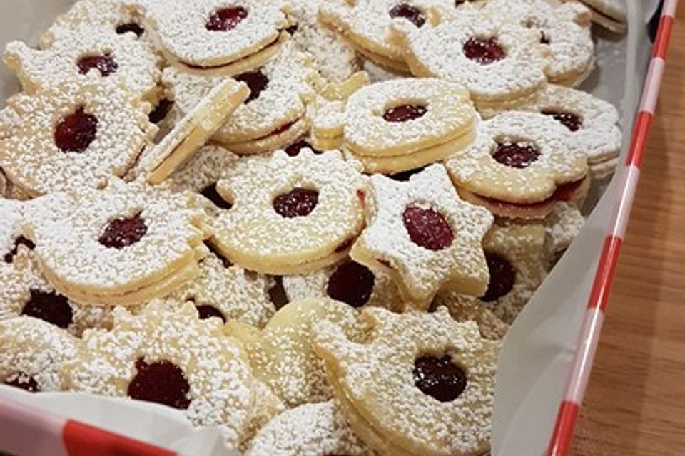 Linzer Mandelplätzchen