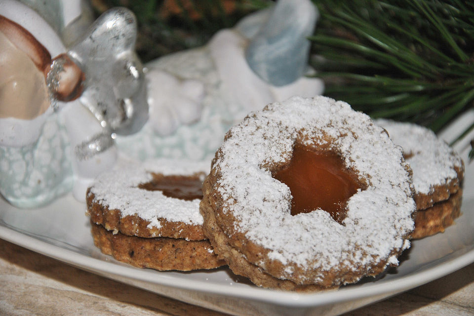 Linzer Mandelplätzchen