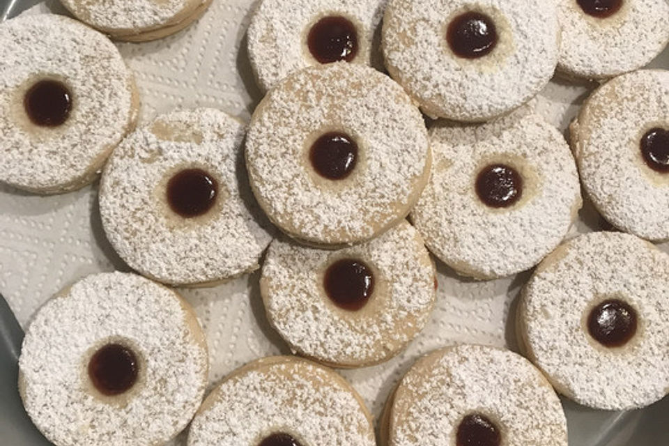 Linzer Mandelplätzchen