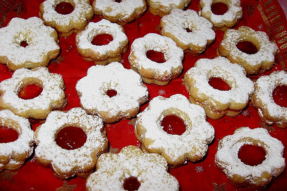 Linzer Mandelplätzchen