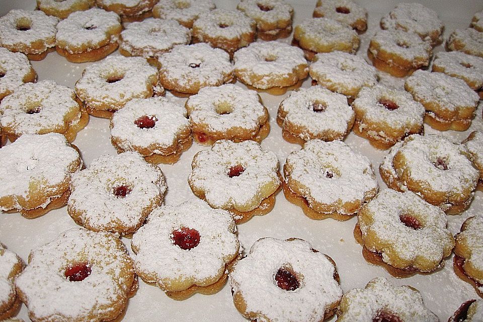 Linzer Mandelplätzchen