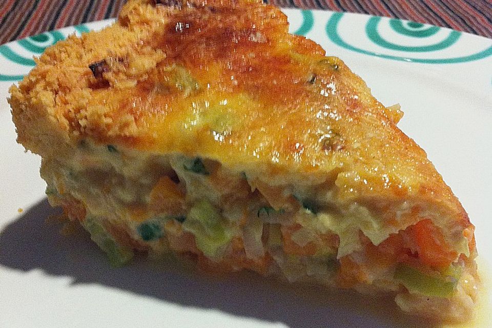 Kürbis-Lauch-Quiche