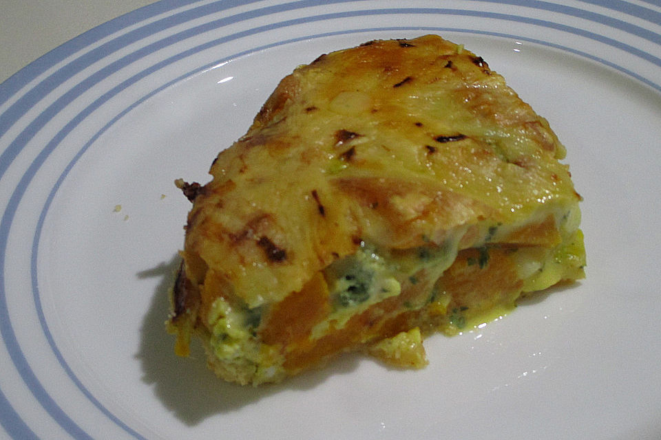 Kürbis-Lauch-Quiche