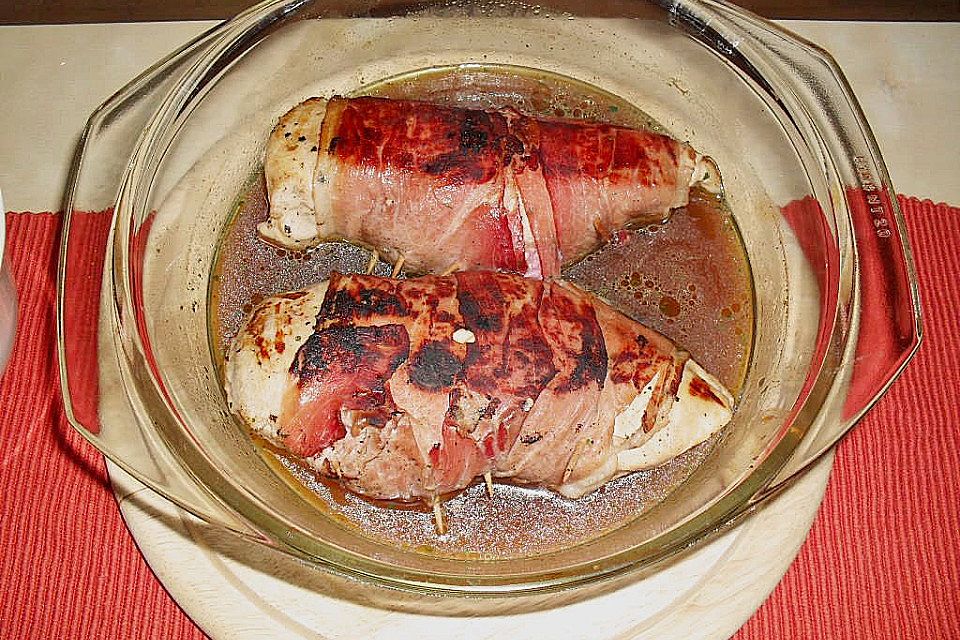 Hähnchenfilets  mit Feta - Preiselbeer - Füllung