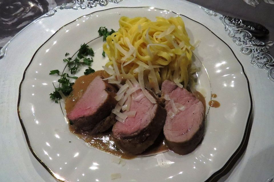 Schweinefilet al cappuccino