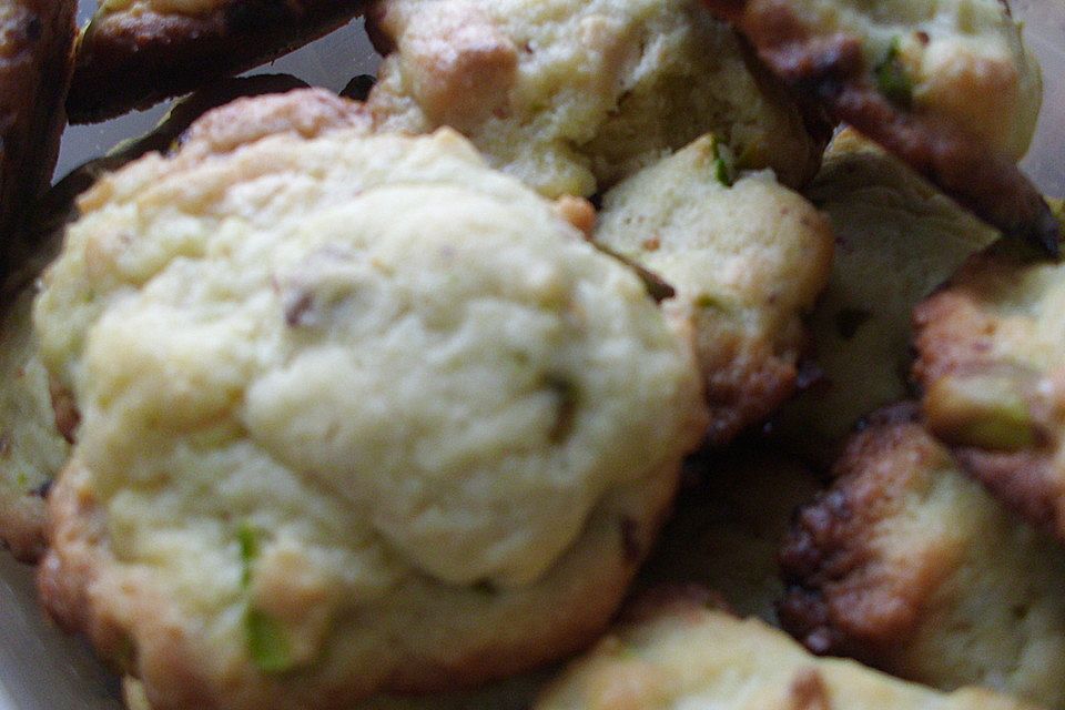 Pistazien - Limetten Cookies