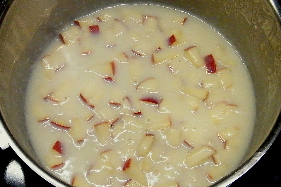 Dorschfilets mit Apfel - Meerrettichsauce