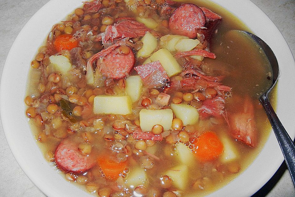 Linsensuppe