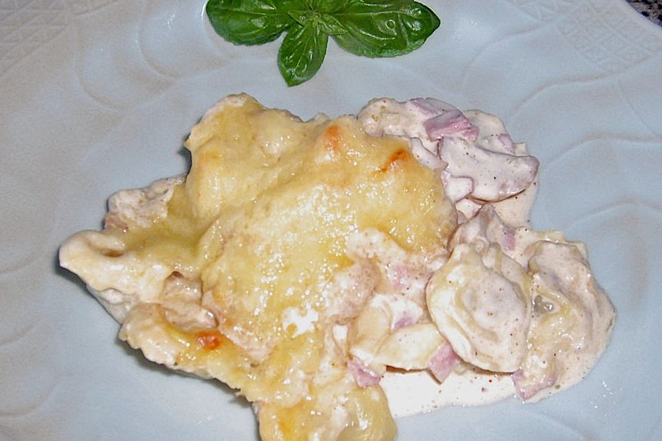 Schinken - Tortellini - Auflauf