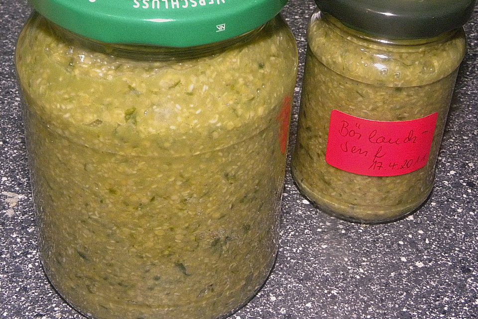 Carstens Bärlauchsenf mit Pesto