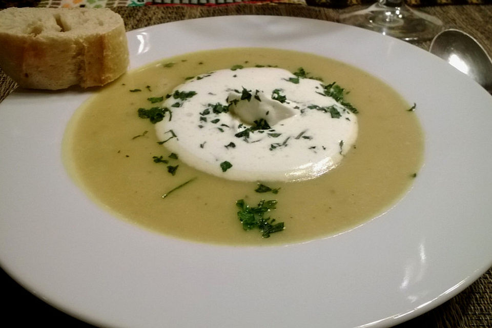 Sahnige Kartoffelsuppe