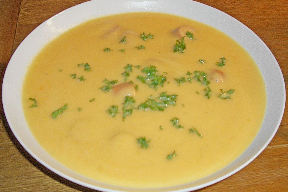 Sahnige Kartoffelsuppe