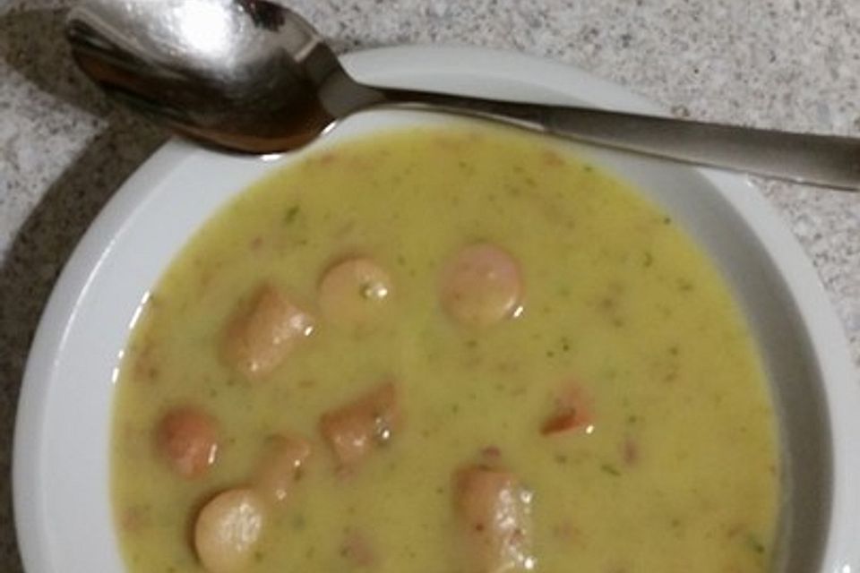 Sahnige Kartoffelsuppe