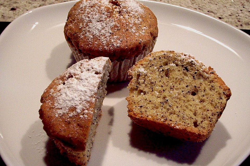 Eierlikör - Mohn - Muffins