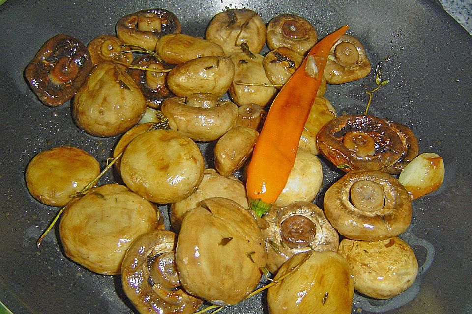 Marinierte Champignons