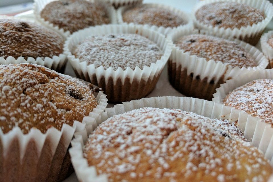 Vanille - Dinkel - Muffins