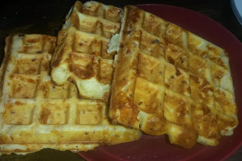 Salzige Waffeln