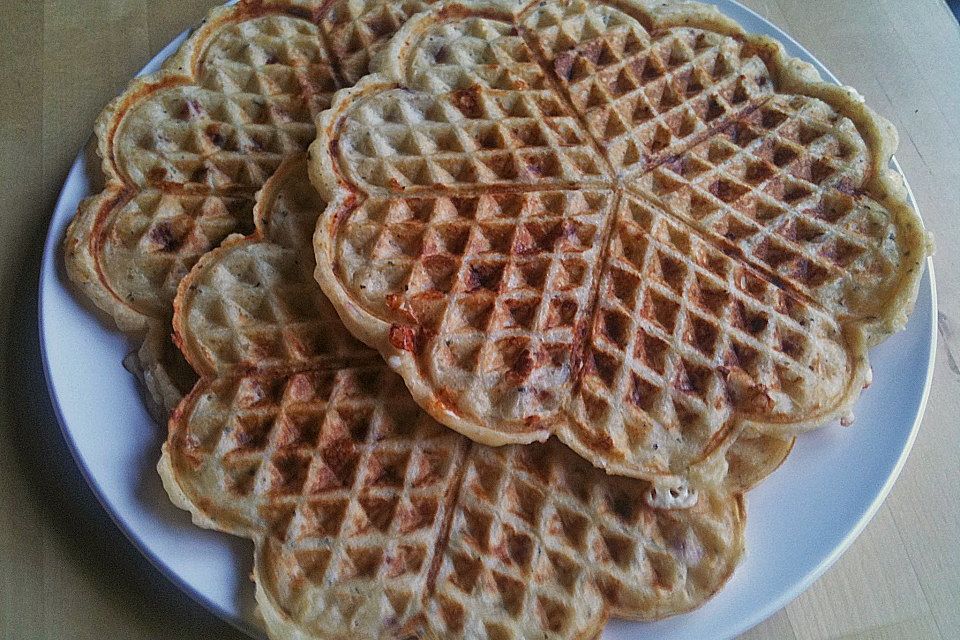 Salzige Waffeln