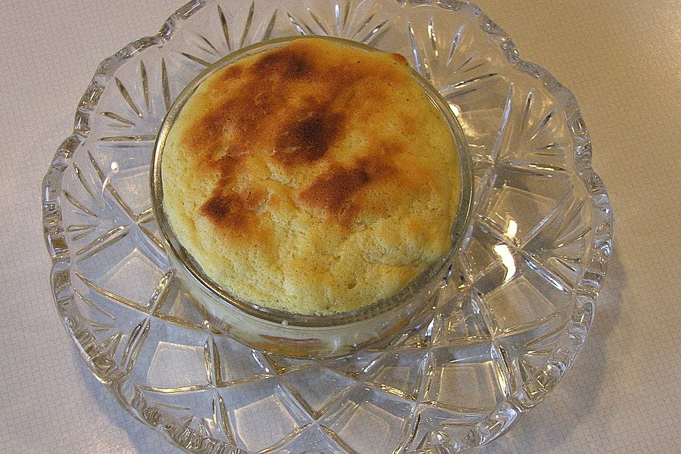 Quarksouffle mit Früchten