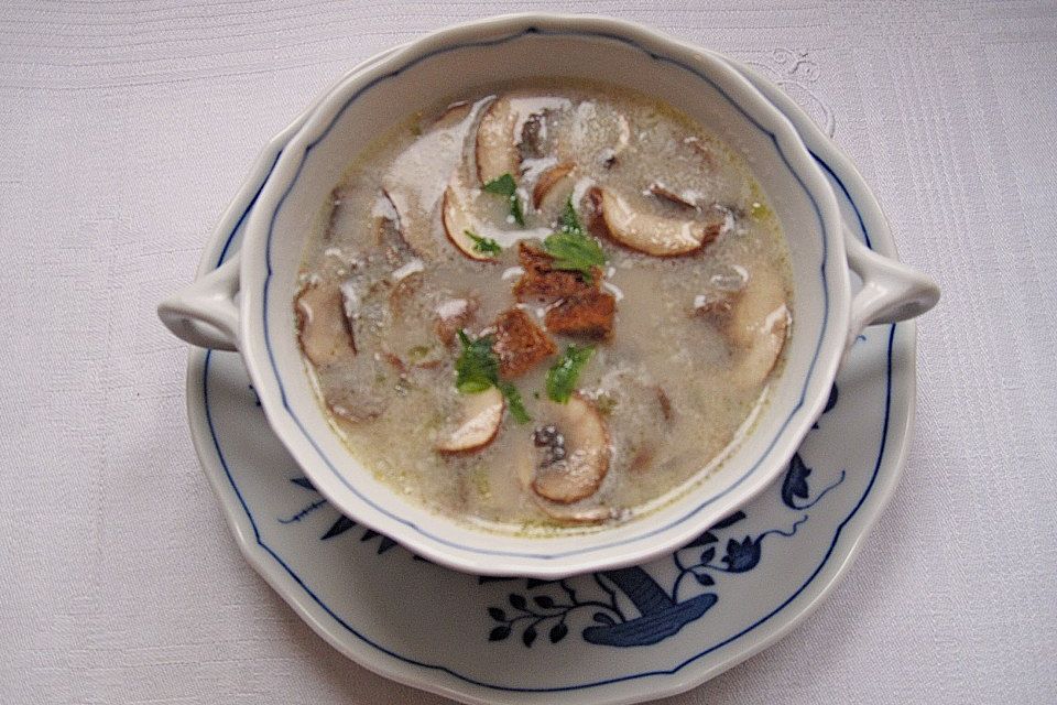 Champignonsuppe