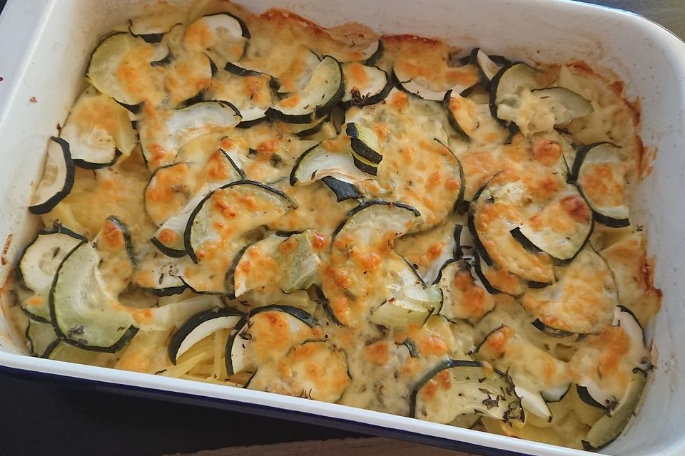 Kartoffel - Zucchini - Gratin