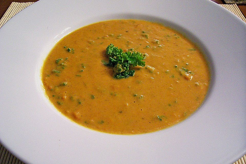 Süßkartoffel - Karotten - Suppe