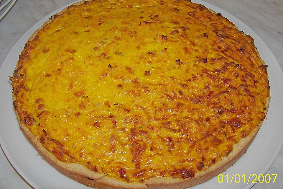 Kürbisquiche