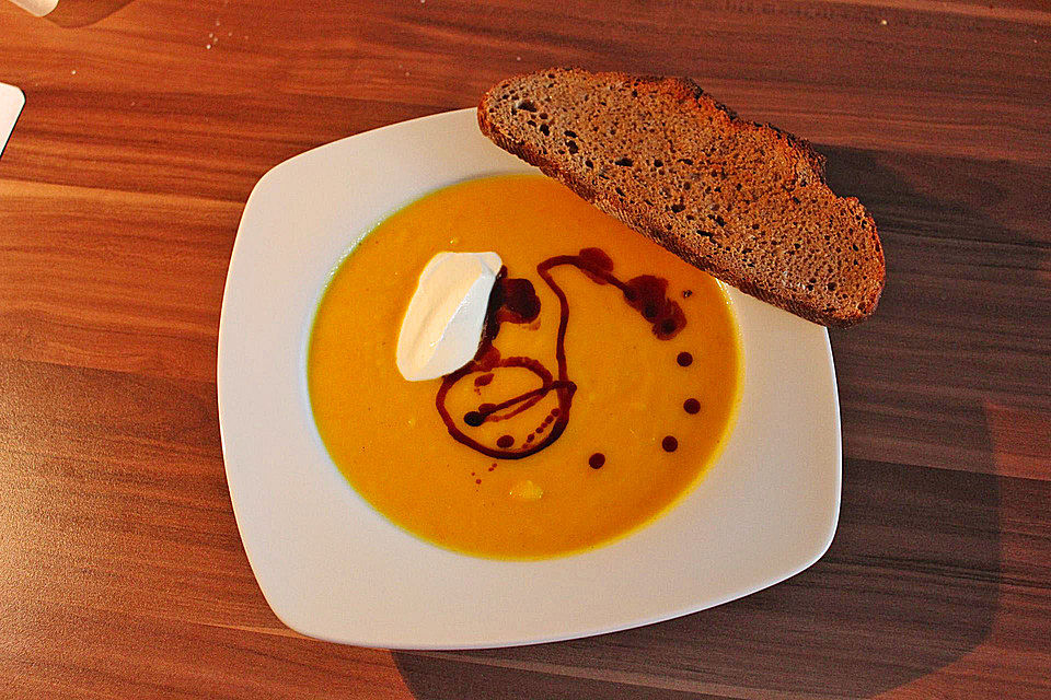 Kürbiscremesuppe