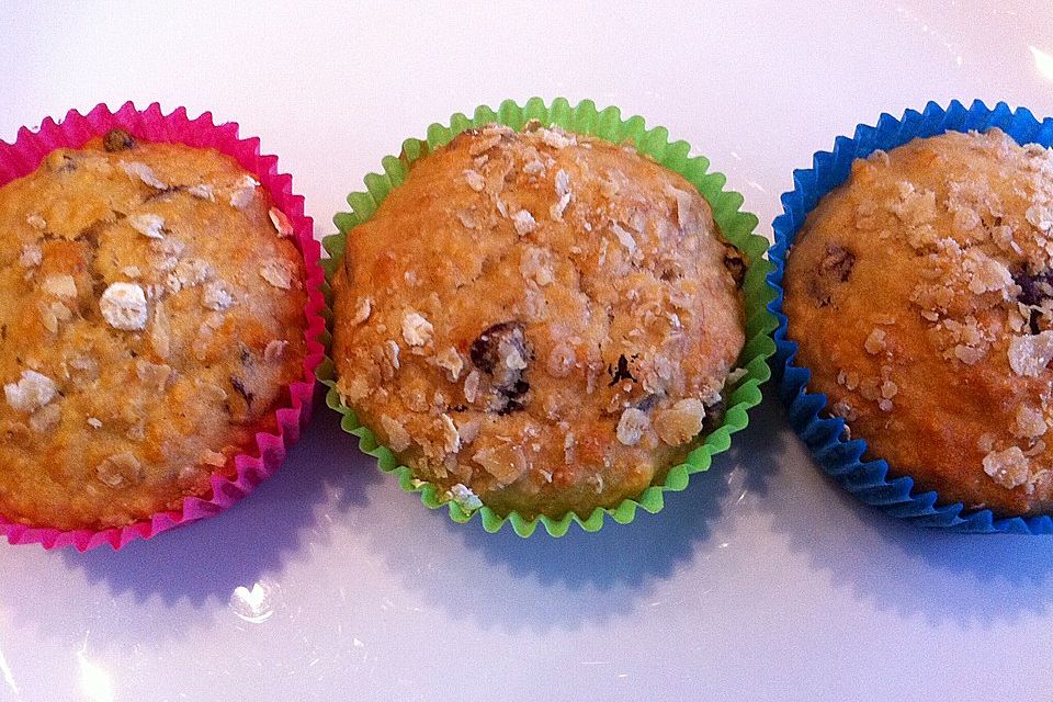 Oatmeal Banana Raisin - Muffins