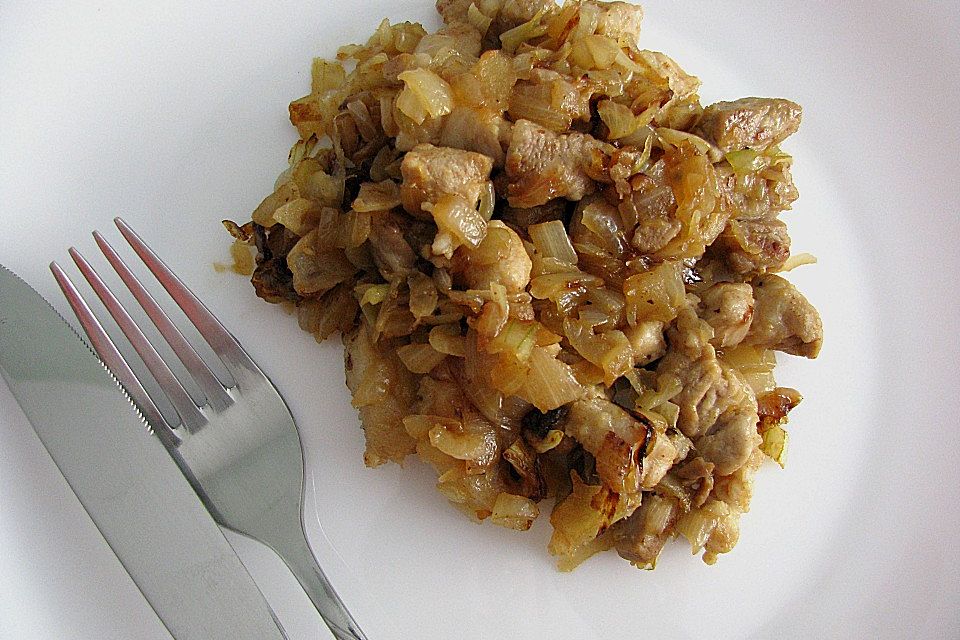 Schlesisches Zwiebel - Bauchfleisch