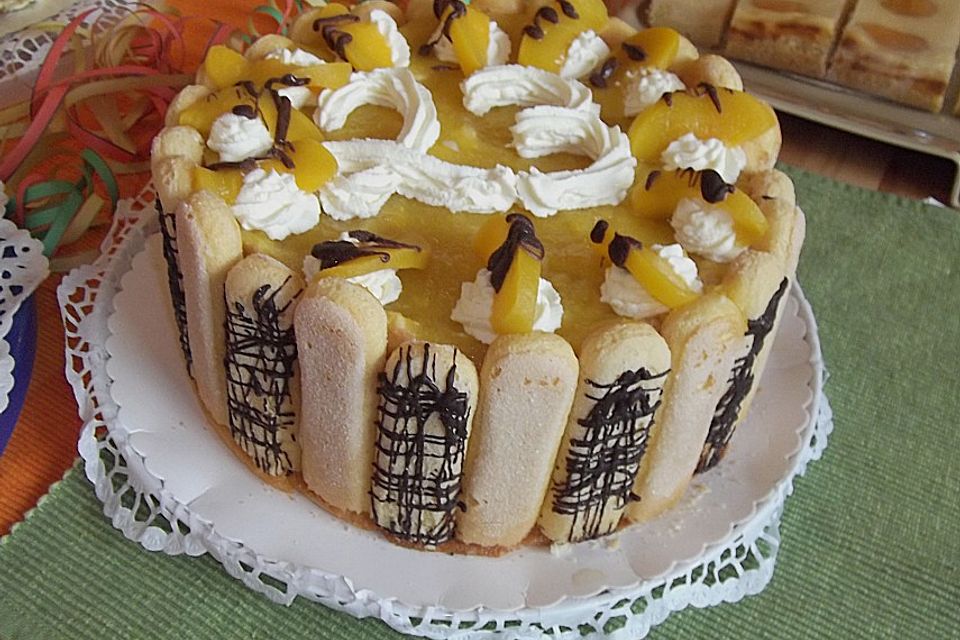 Pfirsich - Joghurt - Torte