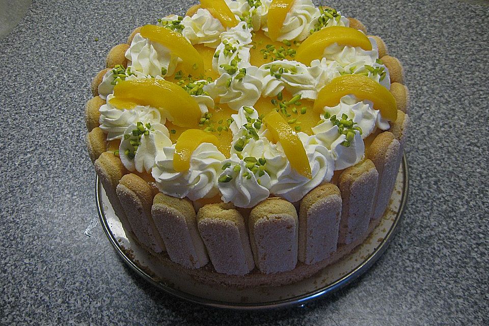 Pfirsich - Joghurt - Torte