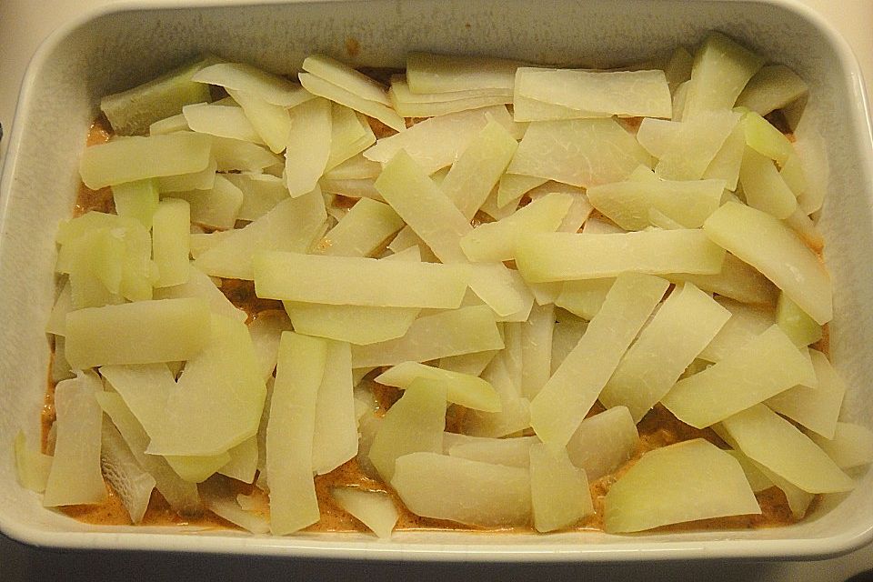 Kohlrabilasagne