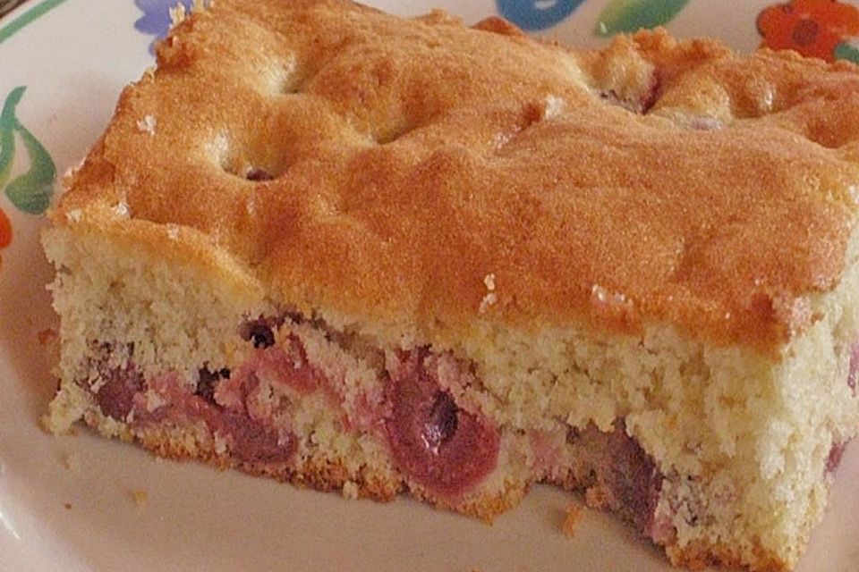 Kirschkuchen vom Blech