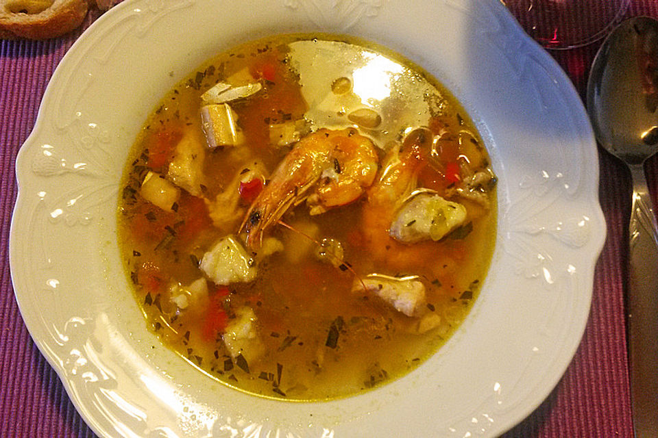 Italienische Fischsuppe