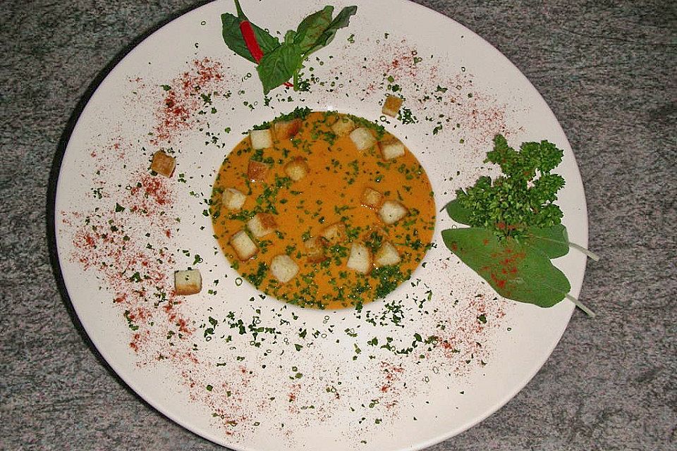 Paprikacremesuppe