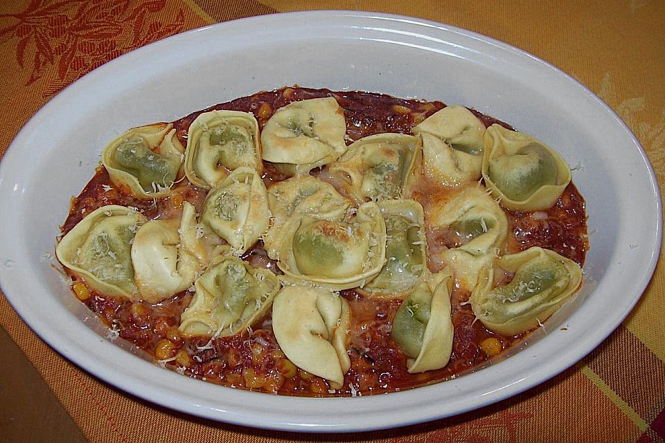 Gratinierte Tortellinipfanne