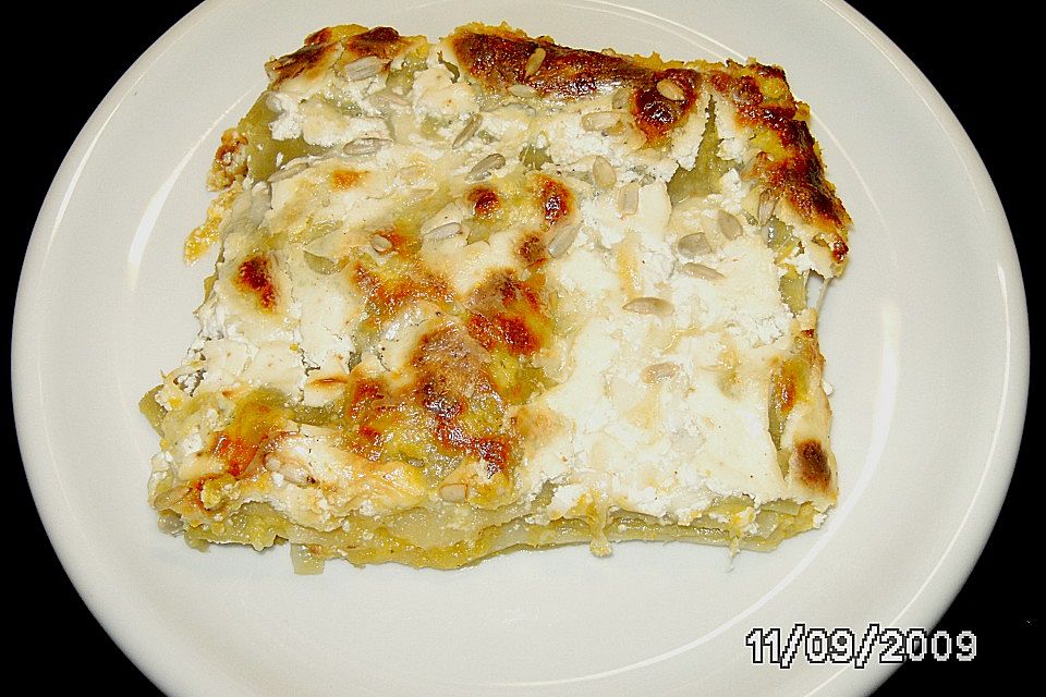 Kürbislasagne