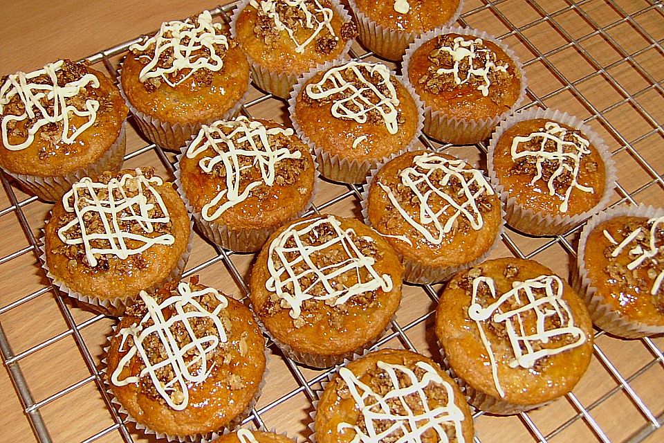 Apfelmus - Haferflocken - Muffins