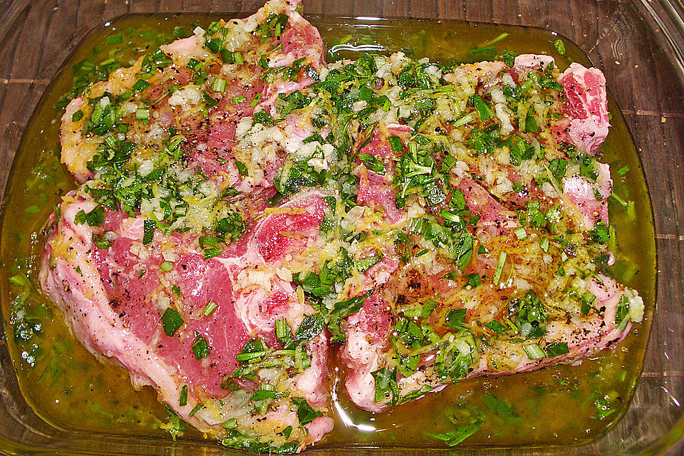 Zitronen - Oregano - Marinade