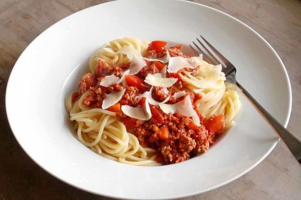 Papas Spaghetti Bolognese