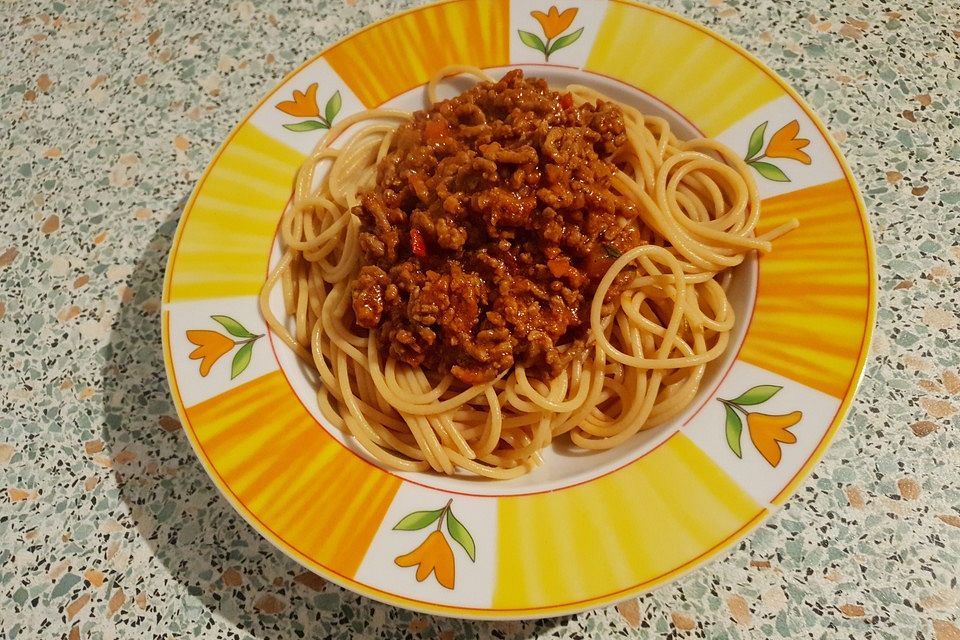 Papas Spaghetti Bolognese