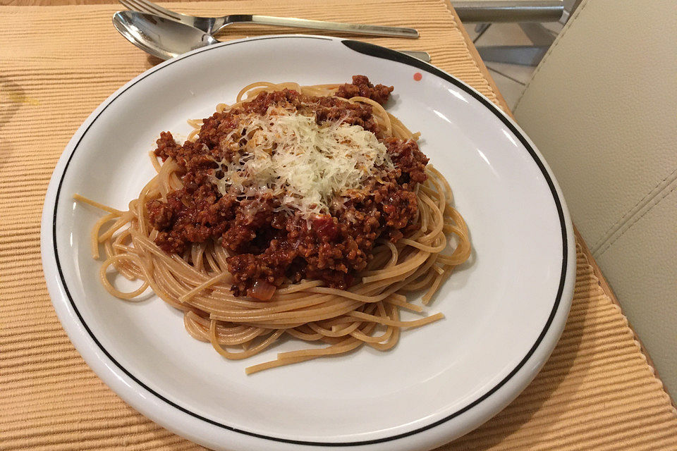 Papas Spaghetti Bolognese