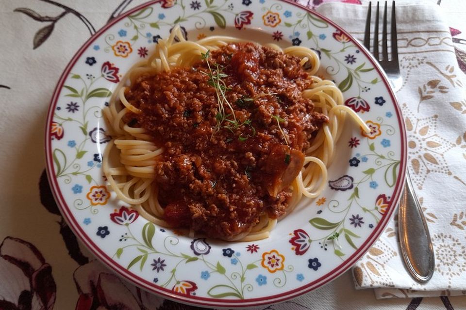 Papas Spaghetti Bolognese