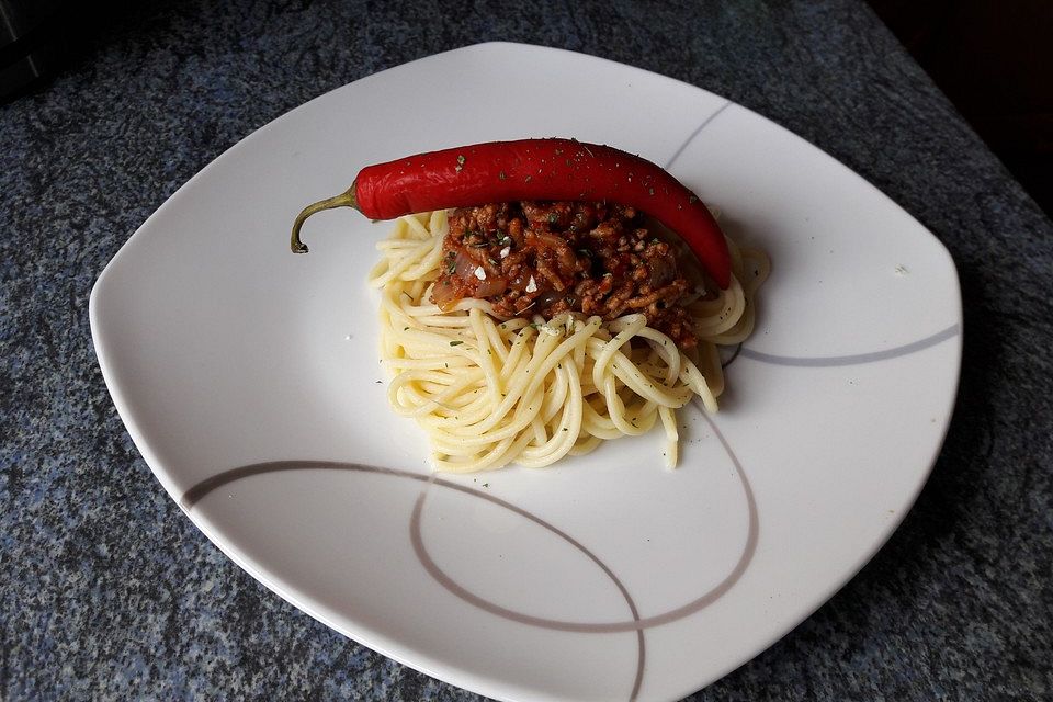 Papas Spaghetti Bolognese