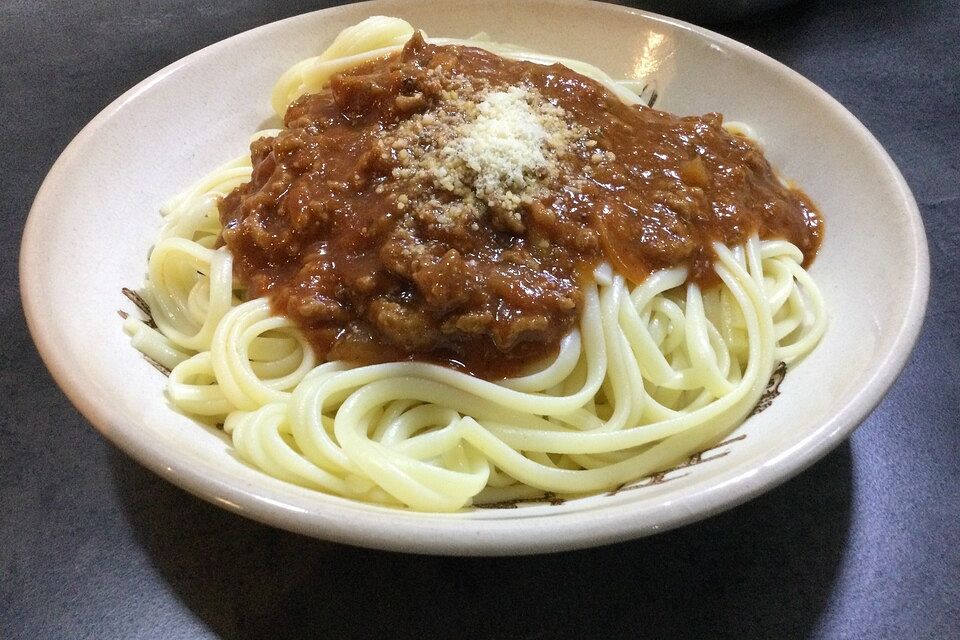 Papas Spaghetti Bolognese