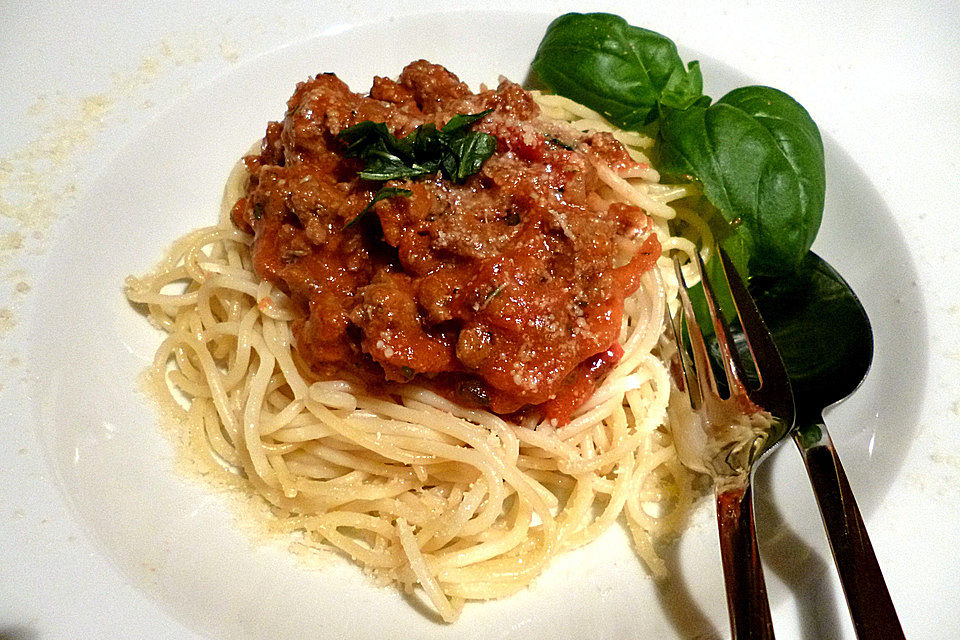 Papas Spaghetti Bolognese