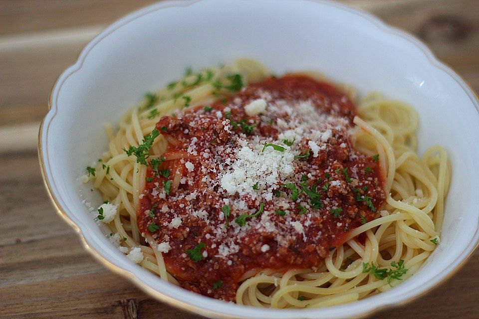 Papas Spaghetti Bolognese