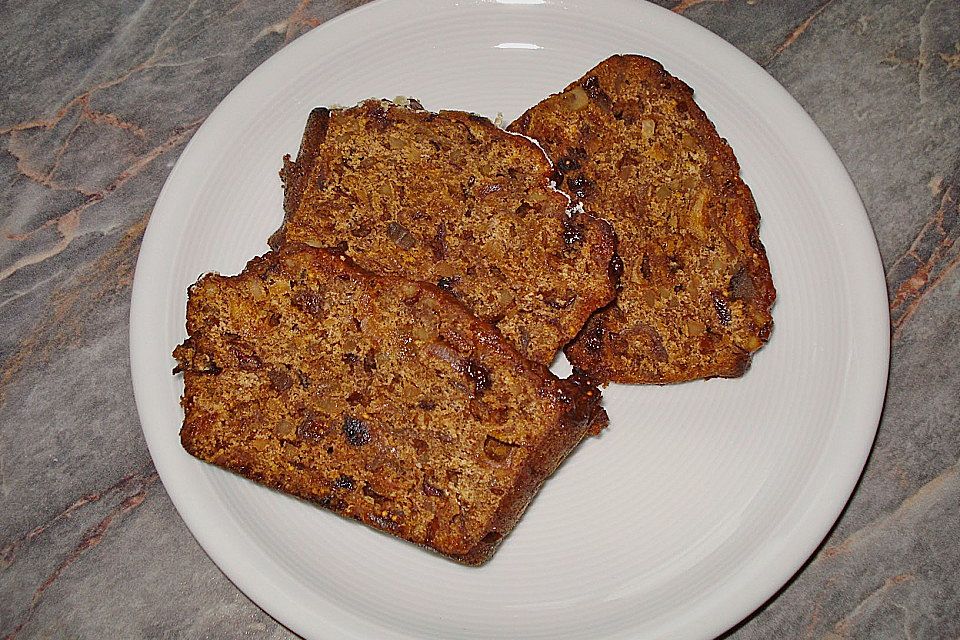 Gekochter Früchtekuchen