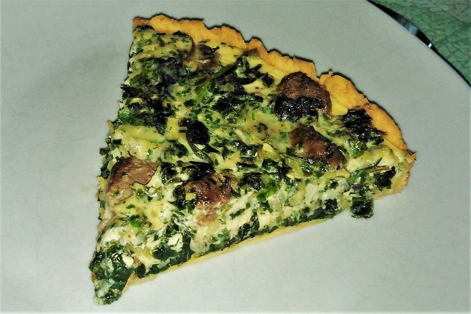 Grünkohlquiche mit Lamm